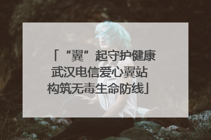 “翼”起守护健康 武汉电信爱心翼站构筑无毒生命防线