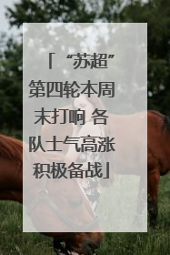 “苏超”第四轮本周末打响 各队士气高涨积极备战