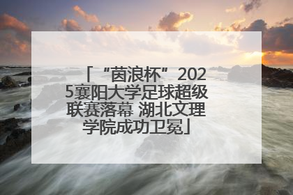 “茵浪杯”2025襄阳大学足球超级联赛落幕 湖北文理学院成功卫冕