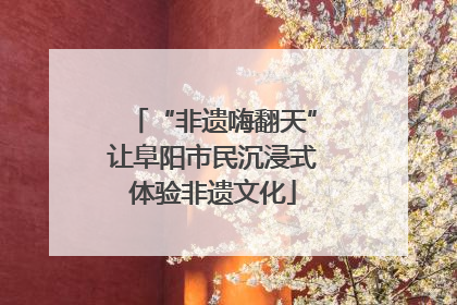 “非遗嗨翻天”让阜阳市民沉浸式体验非遗文化