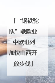 “钢铁驼队”驰欧亚 中欧班列加快山西开放步伐