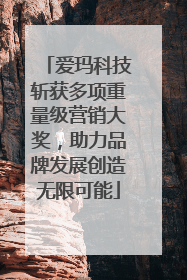 爱玛科技斩获多项重量级营销大奖，助力品牌发展创造无限可能