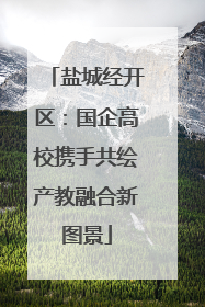 盐城经开区：国企高校携手共绘产教融合新图景