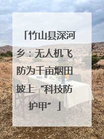 竹山县深河乡：无人机飞防为千亩烟田披上“科技防护甲”