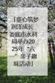 童心筑梦润泽成长 娄底市水利局举办2025年“六一”亲子趣味活动