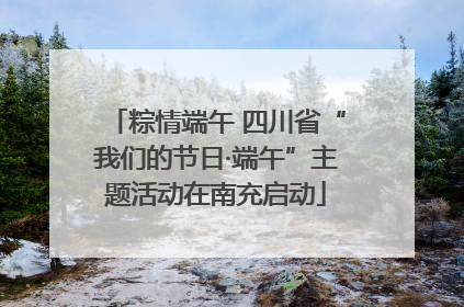 粽情端午 四川省“我们的节日·端午”主题活动在南充启动