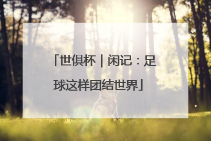 世俱杯｜闲记：足球这样团结世界