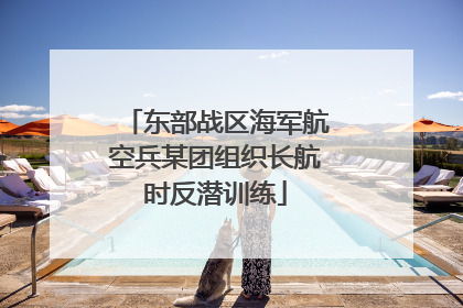 东部战区海军航空兵某团组织长航时反潜训练