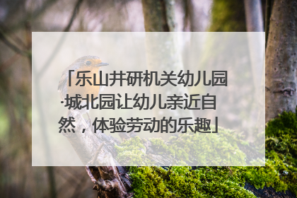 乐山井研机关幼儿园·城北园让幼儿亲近自然，体验劳动的乐趣