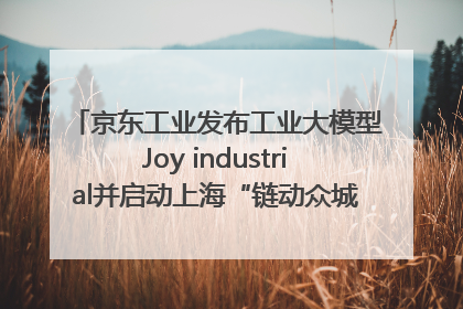 京东工业发布工业大模型Joy industrial并启动上海“链动众城 万亿降本”计划