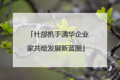 什邡携手清华企业家共绘发展新蓝图