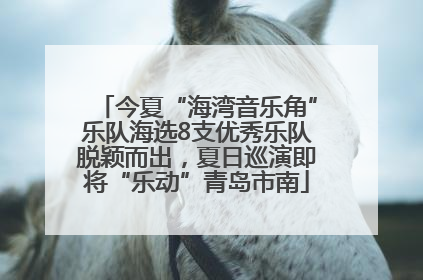 今夏“海湾音乐角”乐队海选8支优秀乐队脱颖而出，夏日巡演即将“乐动”青岛市南