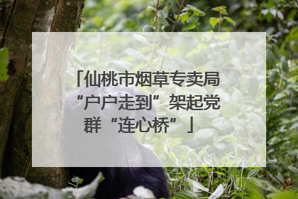 仙桃市烟草专卖局“户户走到”架起党群“连心桥”