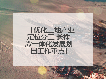 优化三地产业定位分工 长株潭一体化发展划出工作重点