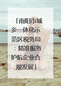 南阳市城乡一体化示范区税务局：精准服务护航企业合规发展