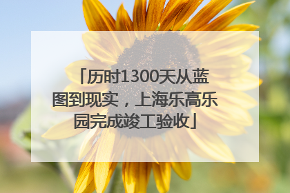 历时1300天从蓝图到现实，上海乐高乐园完成竣工验收