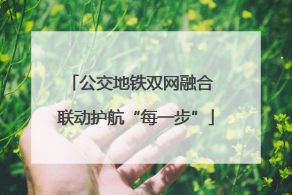 公交地铁双网融合 联动护航“每一步”
