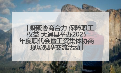 凝聚协商合力 保障职工权益 大通县举办2025年度职代会暨工资集体协商现场观摩交流活动
