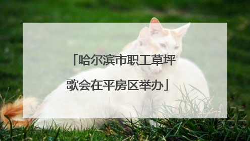 哈尔滨市职工草坪歌会在平房区举办