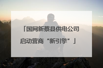 国网新蔡县供电公司启动营商“新引擎”