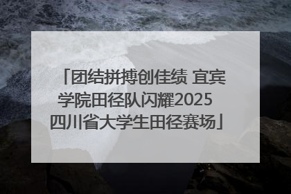 团结拼搏创佳绩 宜宾学院田径队闪耀2025四川省大学生田径赛场