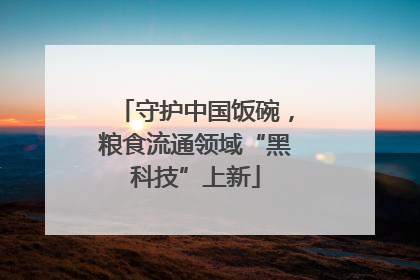 守护中国饭碗，粮食流通领域“黑科技”上新