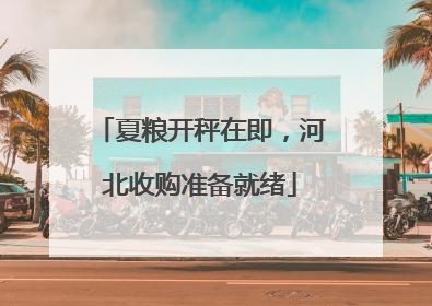 夏粮开秤在即，河北收购准备就绪