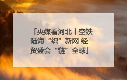 央媒看河北丨空铁陆海“织”新网 经贸盛会“链”全球