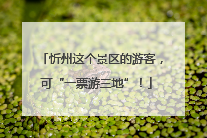 忻州这个景区的游客，可“一票游三地”！