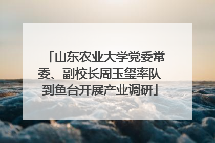 山东农业大学党委常委、副校长周玉玺率队到鱼台开展产业调研