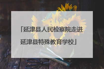 延津县人民检察院走进延津县特殊教育学校