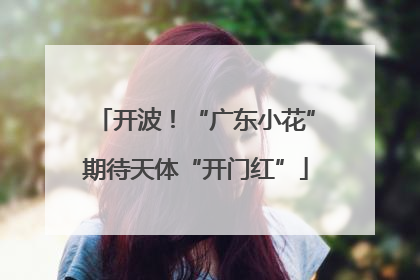 开波！“广东小花”期待天体“开门红”