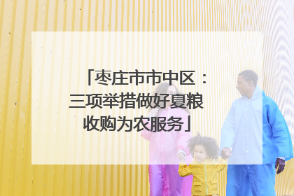 枣庄市市中区：三项举措做好夏粮收购为农服务