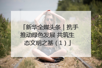 新华全媒头条｜携手推动绿色发展 共筑生态文明之基（1）