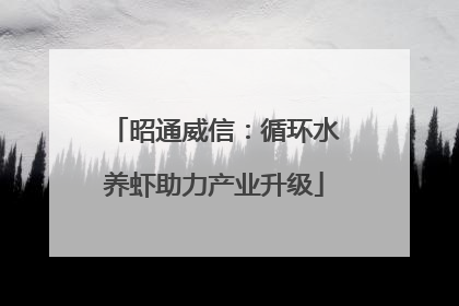 昭通威信：循环水养虾助力产业升级