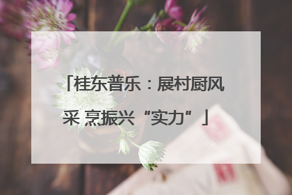 桂东普乐：展村厨风采 烹振兴“实力”