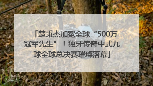 楚秉杰加冕全球“500万冠军先生”！独牙传奇中式九球全球总决赛璀璨落幕