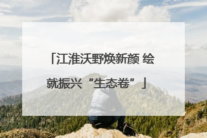 江淮沃野焕新颜 绘就振兴“生态卷”