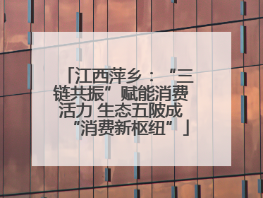 江西萍乡：“三链共振”赋能消费活力 生态五陂成“消费新枢纽”