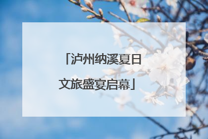 泸州纳溪夏日文旅盛宴启幕