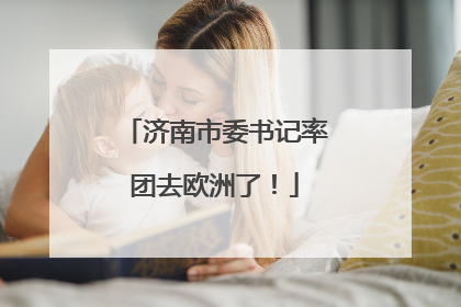 济南市委书记率团去欧洲了！