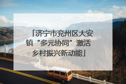 济宁市兖州区大安镇“多元协同”激活乡村振兴新动能