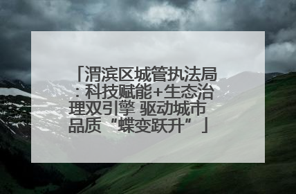渭滨区城管执法局：科技赋能+生态治理双引擎 驱动城市品质“蝶变跃升”