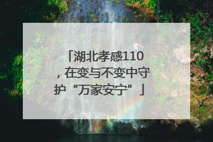 湖北孝感110，在变与不变中守护“万家安宁”