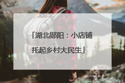 湖北郧阳：小店铺托起乡村大民生