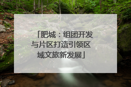 肥城：组团开发与片区打造引领区域文旅新发展