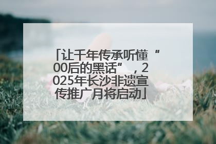 让千年传承听懂“00后的黑话”，2025年长沙非遗宣传推广月将启动