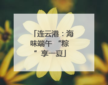 连云港：海味端午 “粽”享一夏
