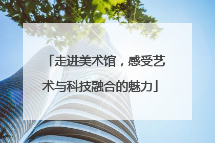 走进美术馆，感受艺术与科技融合的魅力