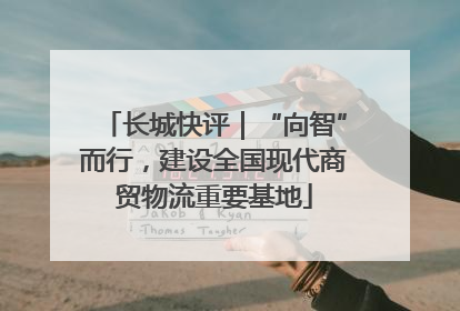 长城快评｜“向智”而行，建设全国现代商贸物流重要基地